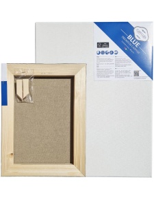 Panza pe sasiu 380 g/mp Premium Blue Canvas