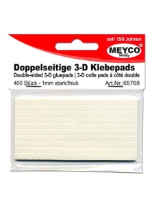 Patrate dublu adezive buretate Meyco 65768