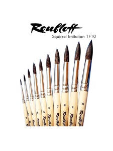 Pensula sintetica cu varf rotund Roubloff 1F10