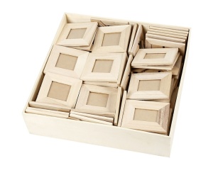 Rama din lemn cu sticla si suport, 10 x 10 x 9 x 11 cm, 57773, Creativ Company