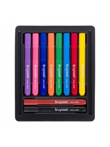 Set 10 carioci Triple Felt Tips Bruynzeel 60123010