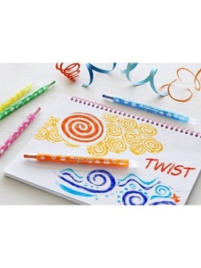 Set 12 creioane cerate retractabile Twist Faber Castell 120003