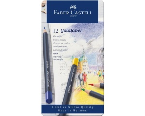 Set 12 Creioane Colorate Goldfaber Faber Castell 11 47 12