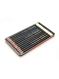 Set 12 creioane grafit 8B-2H Toison D'Or 1900 Koh-I-Noor