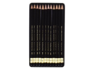 Set 12 Creioane Grafit Profesionale Koh-I-Noor - Img 2