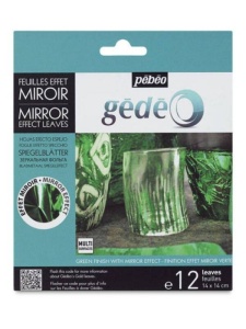 Set 12 foite colorate cu efect de oglinda Gedeo