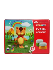 Set 12 x 15ml guase Tsvetik in cutie de carton 30411547