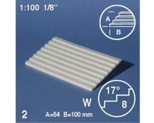 Set 2 placi albe pentru acoperis 1:100 08.40121.2 Schulcz