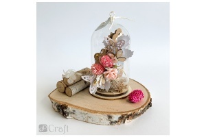 Set 20 Ornamente Lemn Inimi DPDN-029 Dp Craft - Img 2