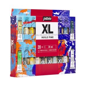 Set 20x20ml culori ulei xl oil Studio + pensula 920226 Pebeo
