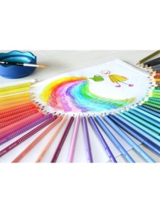 Set 24 creioane colorate Grip 2001 Faber Castell 112424