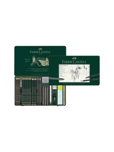 Set 26 creioane grafica Pitt Graphite Faber Castell, 112974
