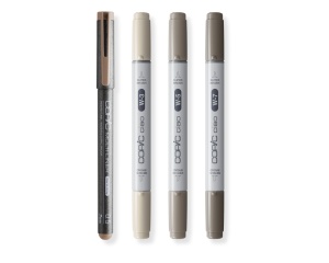 Set 3+1 Copic Ciao Colectia SHADE – Gri Închis cu Ton Cald 22075420