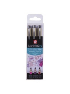Set 3 Everyday Pens Pigma Micron PN P0XSDKPN3B