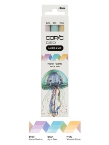 Set 3 markere Copic Ciao Paleta de Culori Pastel 220750301
