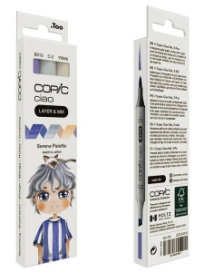 Set 3 Markere Copic Ciao Paleta de Culori Serene 220750310