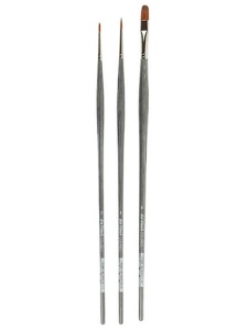 Set 3 pensule cu varf din fire sintetice Colineo da Vinci 4037
