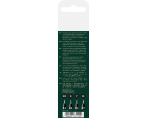 Set 4 Linere Artist Pitt Black Faber Castell 167115