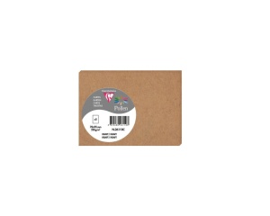 Set 5 carduri de carton 70 x 95 mm Kraft Pollen, cod 26110C