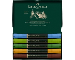Set 5 Markere Acuarelabile Plein Air Albrecht Durer Faber Castell 160309