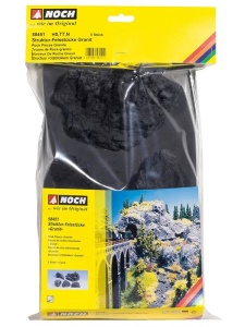 Set 5 pietre pentru diorame Rock pieces granite Noch 58451