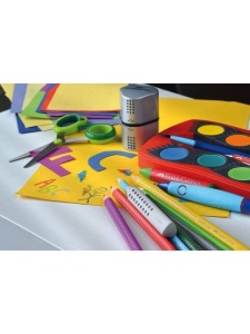 Set 6 creioane colorate Jumbo Grip Faber Castell 110906