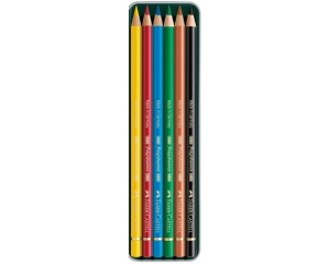 Set 6 creioane colorate Polychromos Faber Castell FC110096