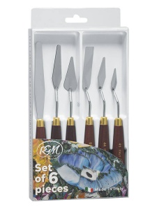 Set 6 cutite pentru pictura Classic Line RGM