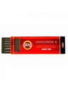 Set 6 mine grafit Gioconda 5.6mm 4B Koh-I-Noor K4865/4B