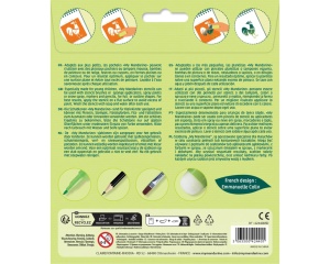 Set 6 sabloane animale de la ferma pentru copii Mandarine 42440MD