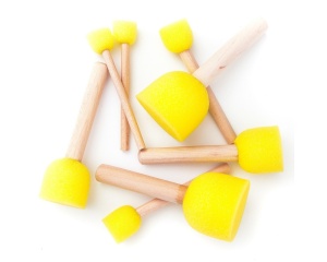 Set 8 bureti cu maner din lemn pentru pictura si decorare DP Craft DPAM-001