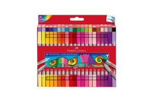 Set Carioci 40 Culori 2 Capete Faber Castell