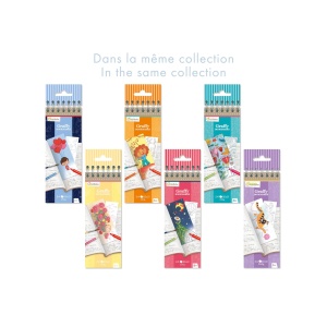 Set De Colorat Semne De Carte Graffy Bookmark Cats Avenue Mandarine GY100C - Img 6