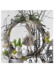 Set ornamente 2 Iepurasi de Paste Dp Craft DPWL-016