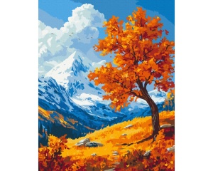 Set pictura pe numere autumn landscape BS54396