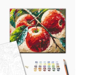 Set pictura pe numere fresh apples Oleg Loburak PBS54166