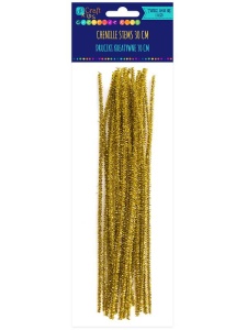 Set sarma plusata aurie 0,4 x 30 cm, 25 buc. DP Craft KSDR-032