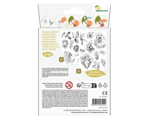 Set tatuaje temporare copii Wild Mandarine CC070C