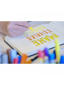 Sketch/note book 21x14.8cm 80 file crem 140 g/mp Sakura 94140004