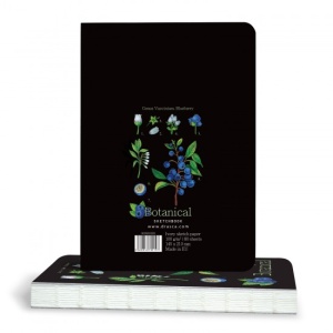 Sketchbook Botanical 100g 80 file 14,5x21cm Blueberry 900900283 Drasca