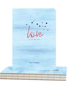 Sketchbook Love in the air – Heart in the sky 14.5X21cm Drasca 122151708