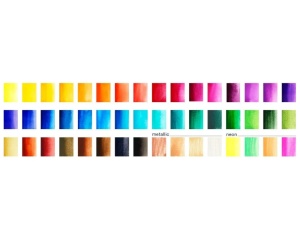 Acuarele set 48 in cutie de plastic Studio Faber Castell 169748