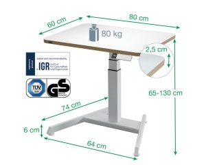 Birou ergonomic electric ajustabil pe inaltime ergo Leitz LZ65340001