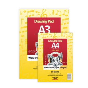 Bloc de Schite Drawing Pad Junior A3 / A4 190g 50 file