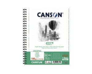 Bloc Schite 1557 Canson 180 g/mp cu spirala pe latura lunga
