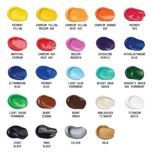 Culori acrilice set 24 x 22 ml Liquitex Basics 3699328
