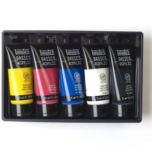 Culori acrilice set 5 x 75 ml Liquitex Basics 3699361