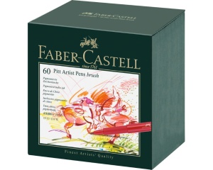 Cutie Studio 60 markere Pitt Artist Pen Brush Faber Castell 167150