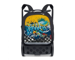 Ghiozdan cu roti Roller Up Street Style, 19 L, ND-9602, Nikidom
