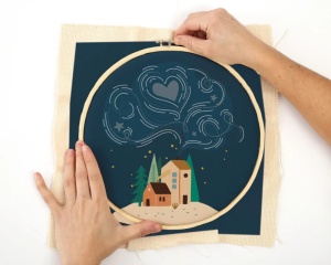 Kit Broderie Model Noapte 20cm 420287 Graine Creative